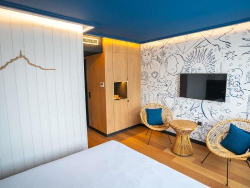 Habitación Doble Estándar del hotel Mercure Mont Saint Michel. Foto 1