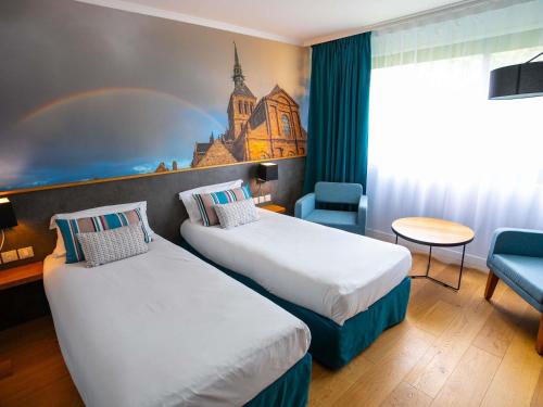 Habitación Doble Estándar - 2 camas del hotel Mercure Mont Saint Michel