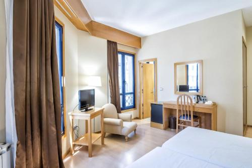 Habitación Doble - 1 o 2 camas del hotel Alda Castelao. Foto 4