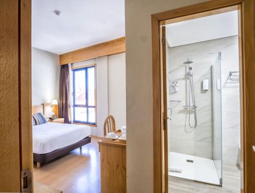 Habitación Individual del hotel Alda Castelao