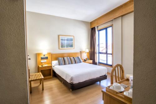 Habitación Doble Económica - 1 o 2 camas del hotel Alda Castelao. Foto 1