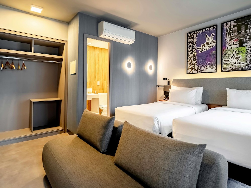 Habitación superior con 2 camas individuales del hotel Novotel Sp Jardins