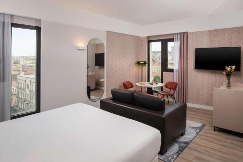 Suite con vistas al Etna del hotel Nh Catania Centro