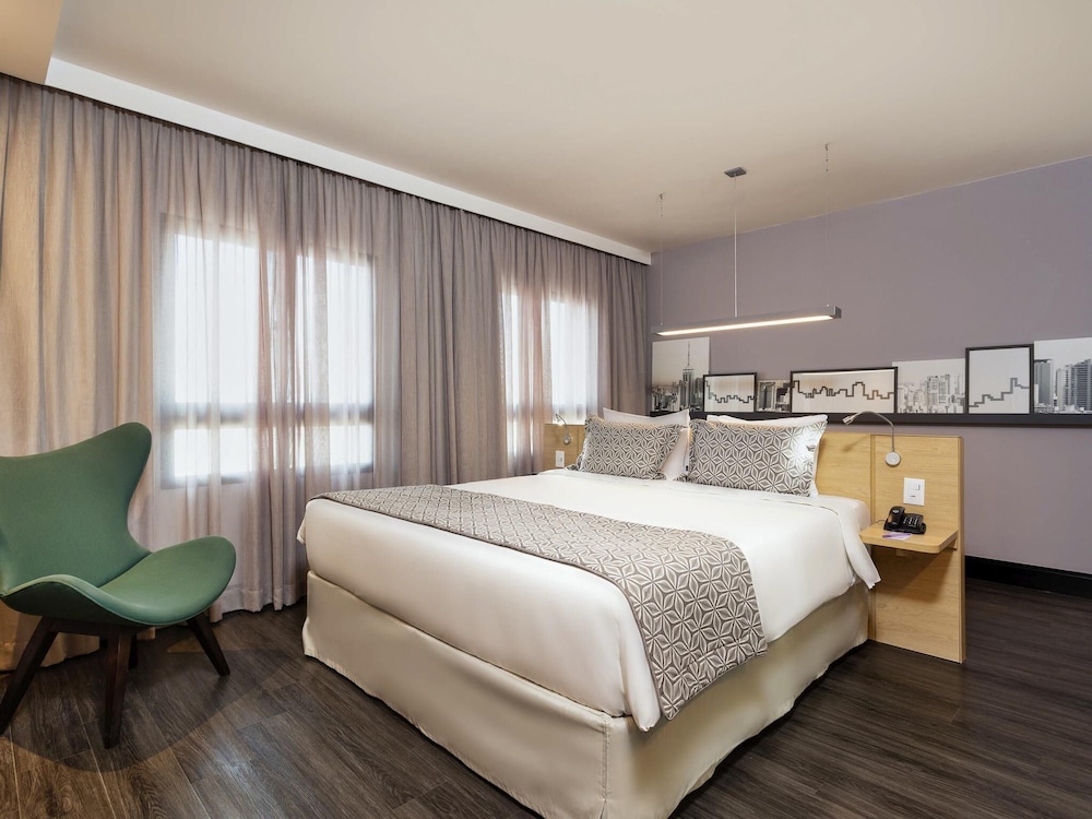 Habitación superior, 1 cama doble del hotel Mercure Sao Paulo Pinheiros. Foto 8