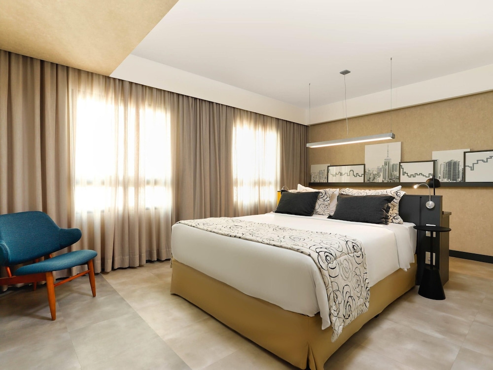 Apartamento Deluxe con 1 cama queen size del hotel Mercure Sao Paulo Pinheiros
