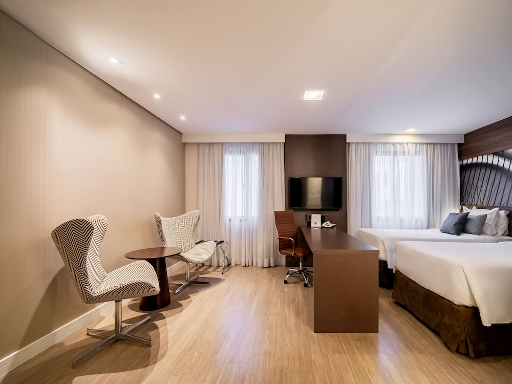 Habitación Superior con 2 camas individuales en la torre 1 del hotel Mercure Sao Paulo Moema Times Square. Foto 4