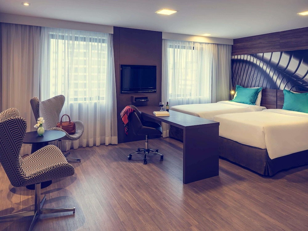 Habitación Superior con 2 camas individuales en la torre 1 del hotel Mercure Sao Paulo Moema Times Square. Foto 11