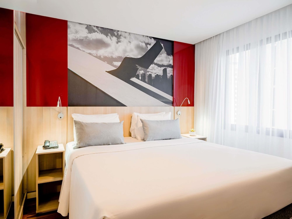 Apartamento familiar con 2 dormitorios y cocina equipada en la torre 2 del hotel Mercure Sao Paulo Moema Times Square