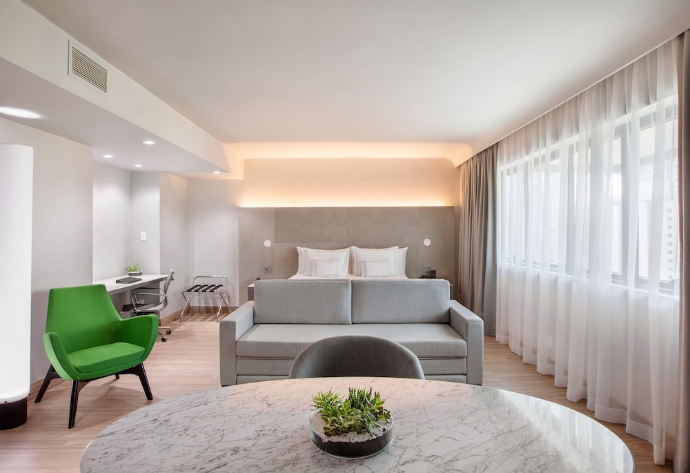 Junior Suite del hotel Melia Ibirapuera