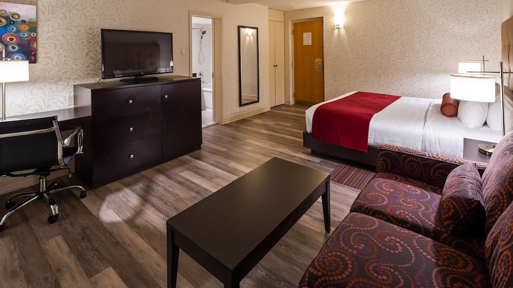 Habitación ejecutiva, 1 cama de matrimonio grande, no fumadores, frigorífico del hotel Best Western Plus Montreal Downtown-hotel Europa. Foto 3