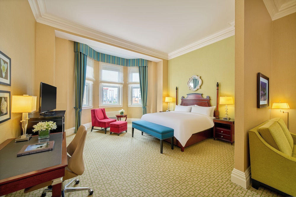 Habitación Deluxe, 1 cama de matrimonio grande del hotel Fairmont Chateau Laurier