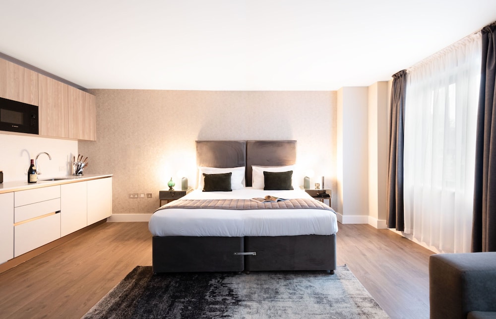 Estudio Confort, baño privado del hotel The Residen