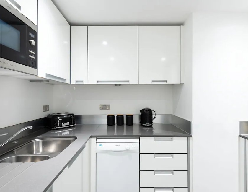 Apartamento de lujo, baño privado del hotel Fitzrovia apartments by DMONTRIO. Foto 12