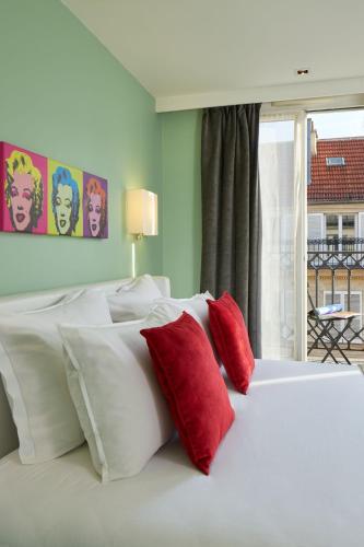 Habitación doble con balcón del hotel Grand Hotel Malher