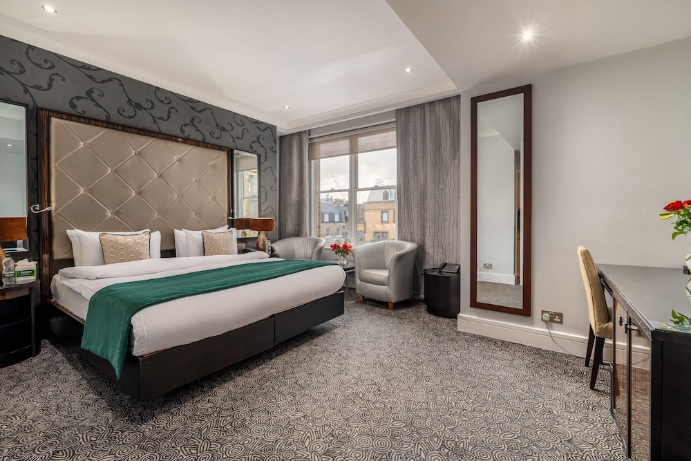 Habitación Deluxe, 1 cama de matrimonio grande del hotel The Washington Mayfair Hotel. Foto 3