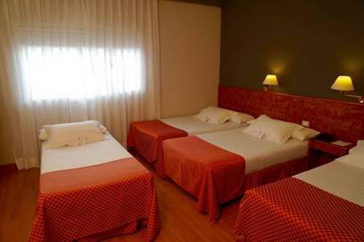 Habitación cuádruple del hotel AP Madrid Airport