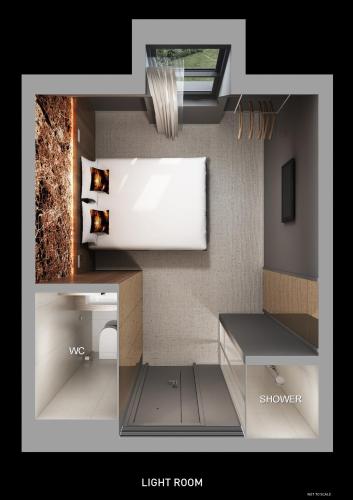 Habitación Doble Estándar del hotel Heeton Concept - Luma Hammersmith. Foto 8