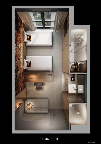 Habitación Doble Luma - 2 camas del hotel Heeton Concept - Luma Hammersmith. Foto 7