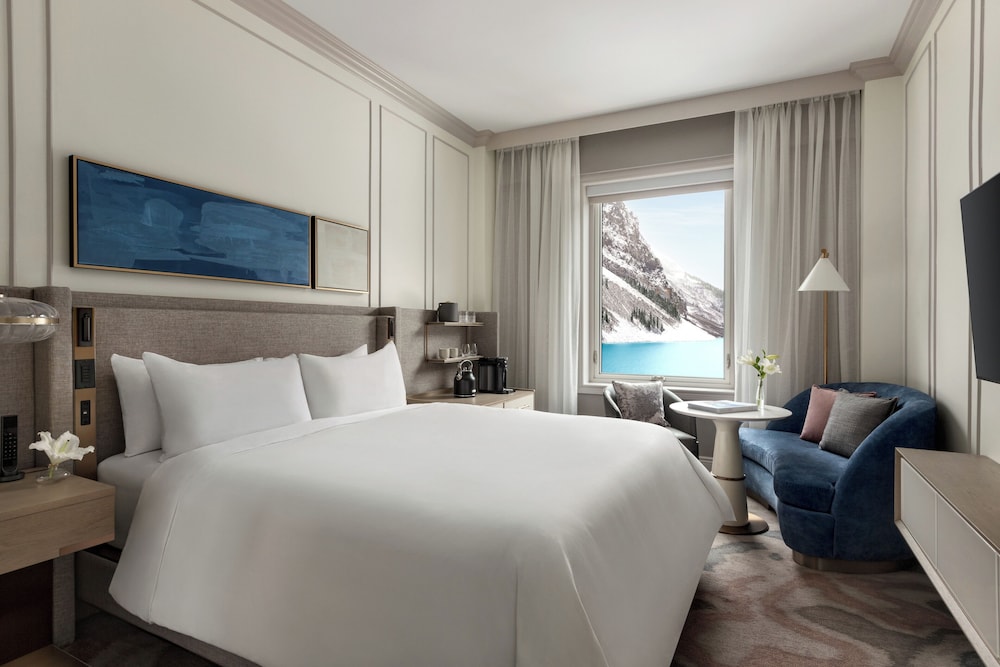 Habitación, 1 cama de matrimonio grande, vistas al lago (Fairmont) del hotel Fairmont Chateau Lake Louise