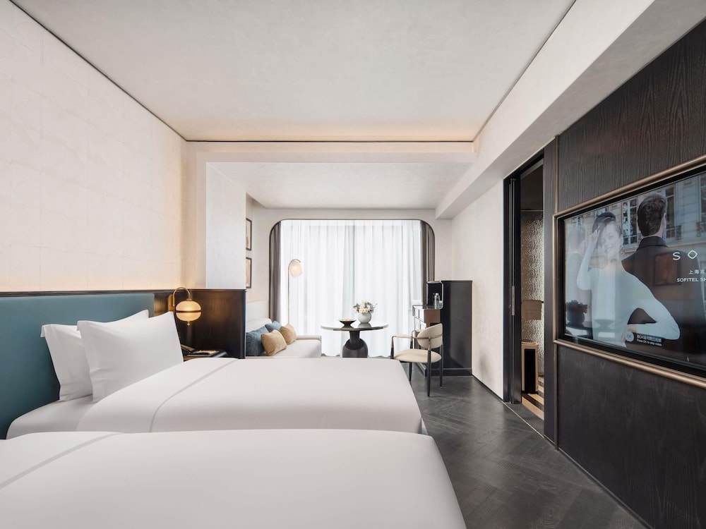 Habitación de Lujo, 1 Cama King Size, Vistas a la Ciudad del hotel Sofitel Shanghai North Bund. Foto 4