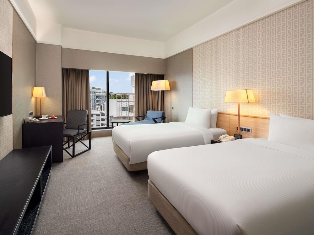 HABITACIÓN EXECUTIVE 2 CAMAS INDIVIDUALES del hotel Grand Mercure Singapore Roxy
