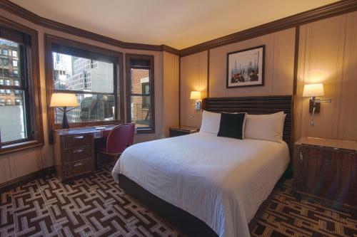 Habitación Premium con vistas al edificio Chrysler - 1 cama grande del hotel Iroquois