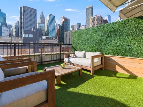 Habitación Seaport con terraza - 1 cama extragrande del hotel 33 Seaport New York