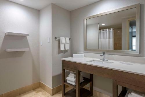Habitación con cama extragrande. del hotel Comfort Inn & Suites Downtown Brickell-Port of Miami. Foto 4