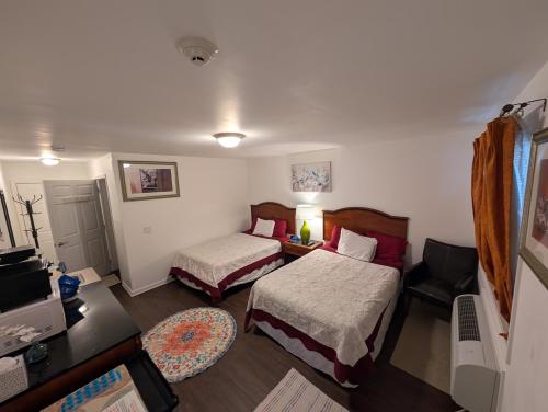 Habitación Doble adaptada para personas con movilidad reducida del hotel Apple Inn and Suites Cooperstown Area. Foto 4