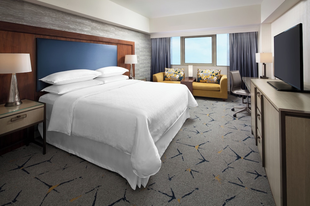 Suite ejecutiva, 1 cama de matrimonio grande (Accesible para personas con movilidad reducida, bañera) del hotel Sheraton Gateway Los Angeles