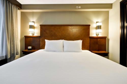 Cama king (con sofá cama) del hotel Hyatt Place Albuquerque/uptown. Foto 3