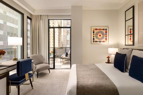 Habitación Deluxe con terraza - Cama grande del hotel The Chemists’ Club. Foto 4