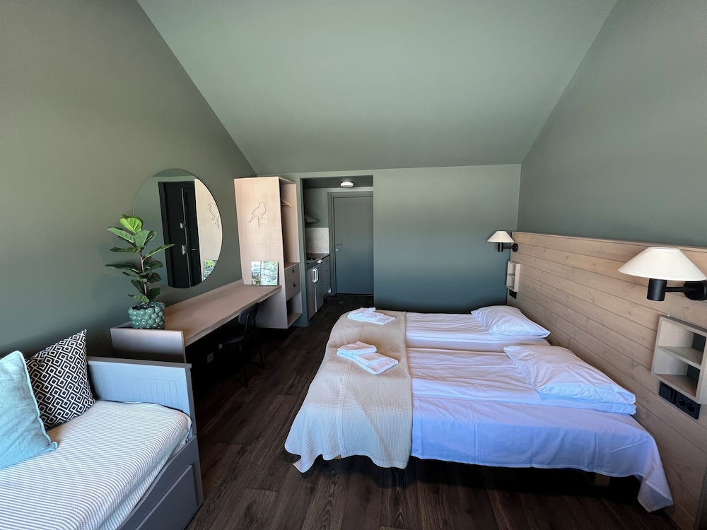 Habitación cuádruple básica, no fumadores, cocina básica del hotel Fjellkysten