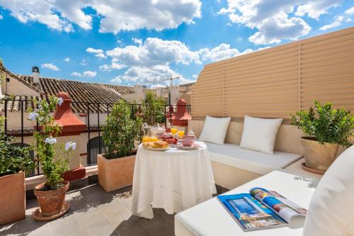 Ático con terraza del hotel Palacio Bucarelli. Foto 4