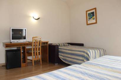 Habitación cuádruple del hotel Ramblas Barcelona