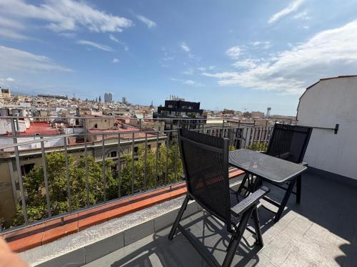 Habitación Doble con terraza - 1 o 2 camas del hotel Ramblas Barcelona. Foto 9