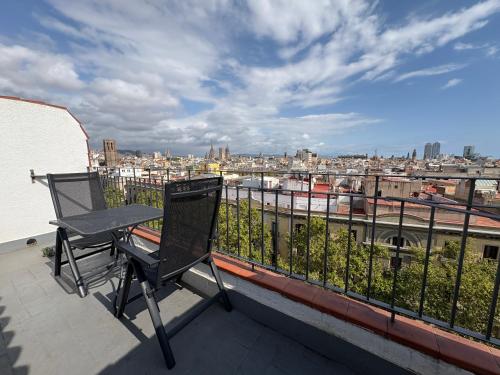 Habitación Doble con terraza - 1 o 2 camas del hotel Ramblas Barcelona. Foto 10