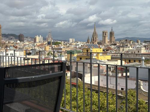 Habitación Doble con terraza - 1 o 2 camas del hotel Ramblas Barcelona. Foto 11