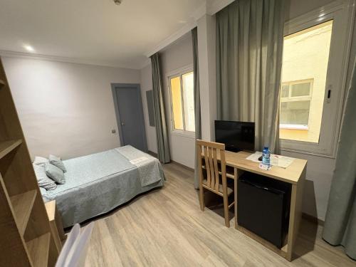 Habitación Doble Económica Interior - 1 o 2 camas del hotel Ramblas Barcelona. Foto 4