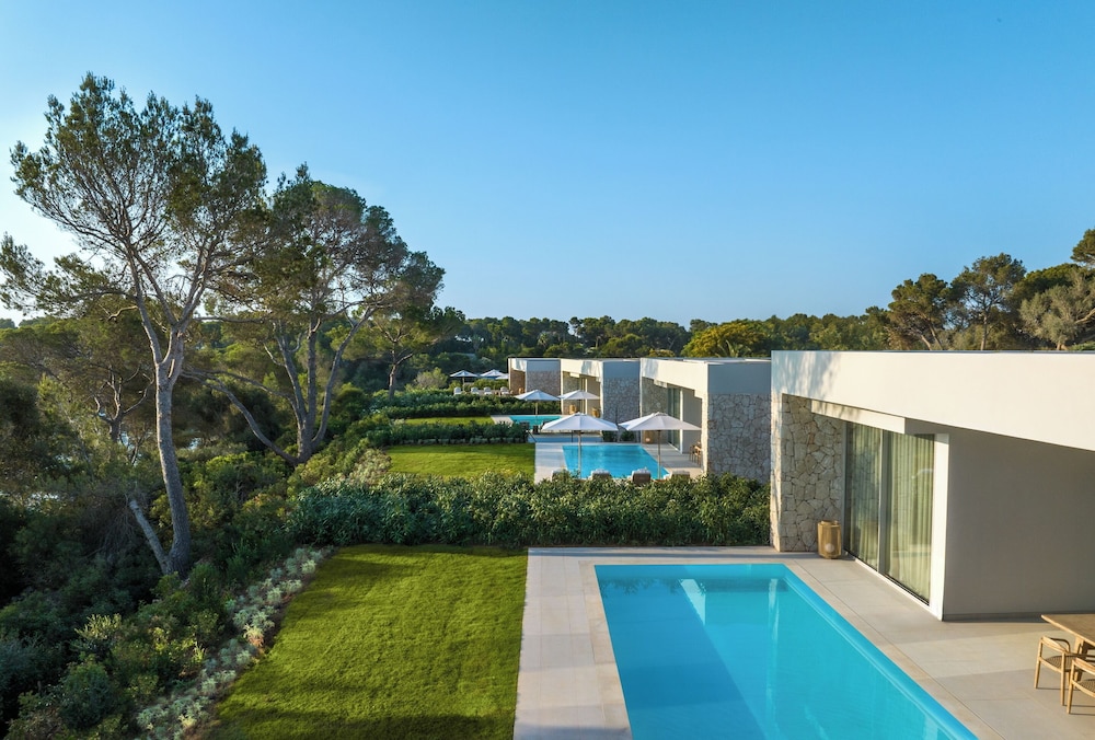 Habitación Deluxe, 3 habitaciones, piscina privada (Residence | Front Coastal View) del hotel Ikos Porto Petro. Foto 7