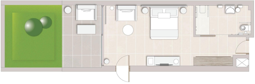 Habitación doble (Private Garden | Promo) del hotel Ikos Porto Petro. Foto 4