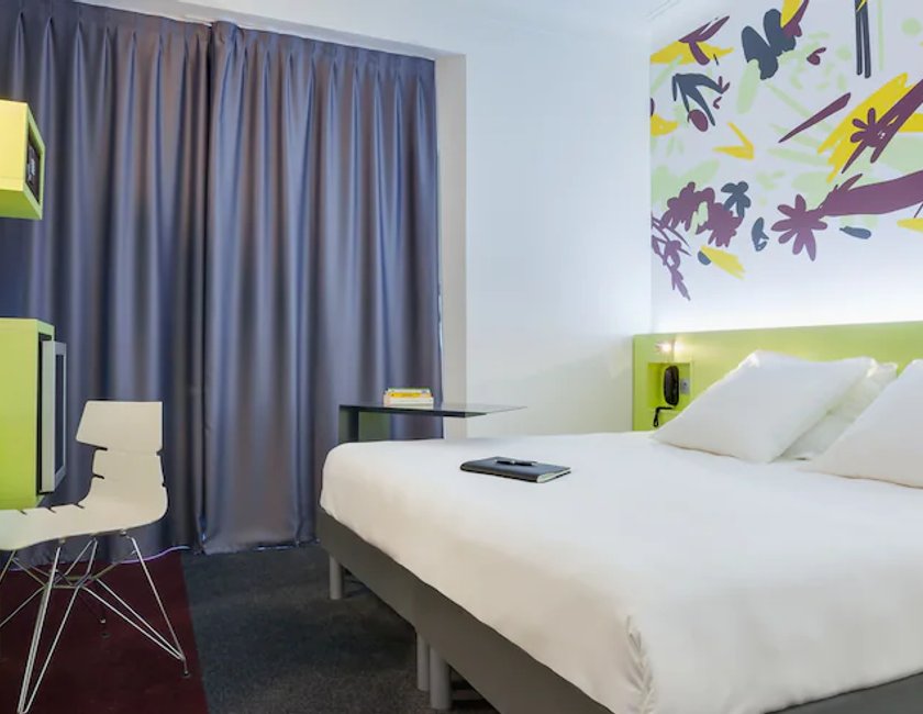 Habitación doble 1 Cama Individual del hotel Ibis Styles Nantes Centre Gare. Foto 1