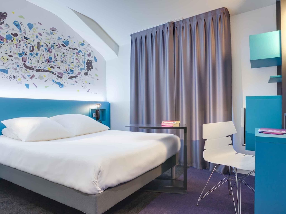 Habitación Standard con una cama individual del hotel Ibis Styles Nantes Centre Gare