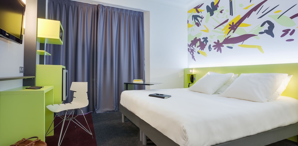 Habitación Standard con una cama individual del hotel Ibis Styles Nantes Centre Gare. Foto 1