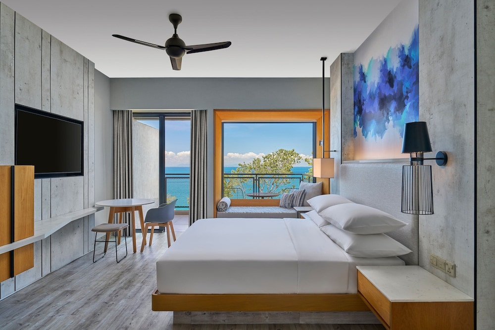 Habitación Deluxe, 1 cama de matrimonio grande del hotel Perhentian Marriott Resort and Spa