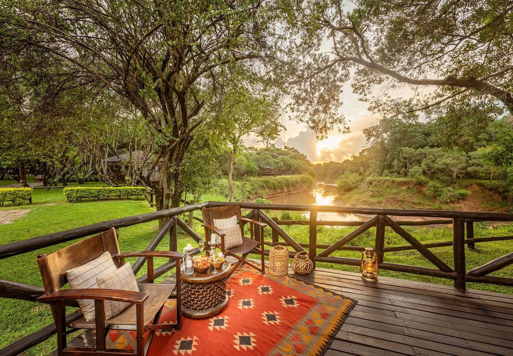 Habitación Deluxe, 1 cama de matrimonio del hotel Fairmont Mara Safari Club. Foto 1