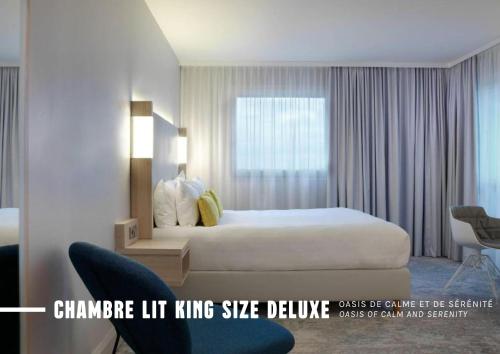 Habitación Deluxe con cama extragrande y servicio de enlace con el aeropuerto gratuito del hotel The Jangle Hotel - Paris - Charles de Gaulle - Airport