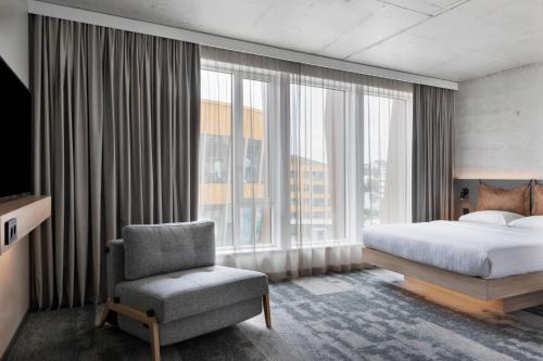 Habitación XL del hotel Moxy Bergen