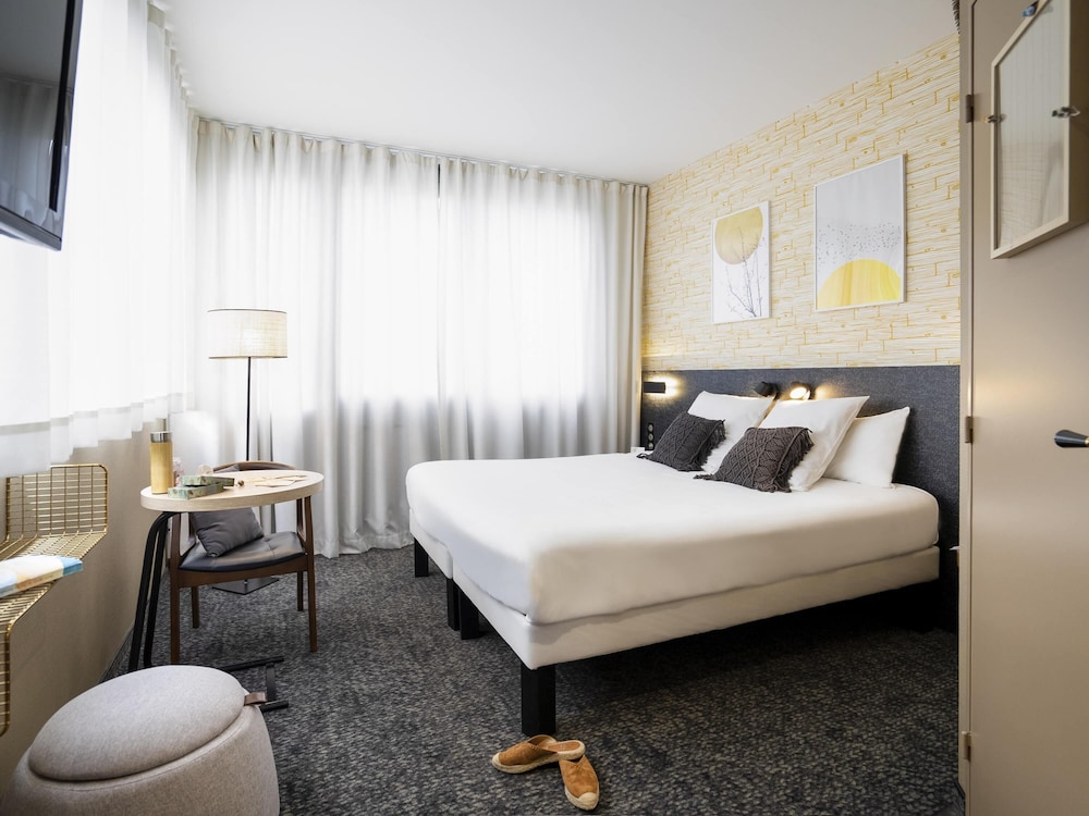 Habitación estándar con una cama doble del hotel ibis Styles Rennes Saint Gregoire