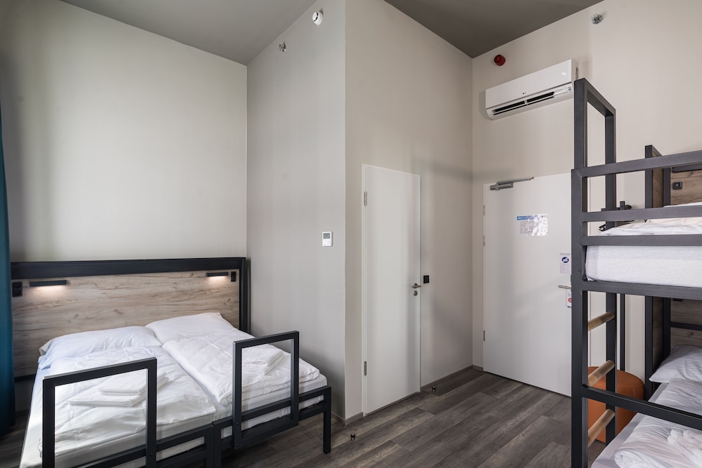 Habitación cuádruple del hotel aando Budapest City